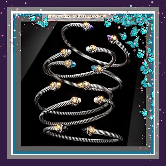 🔱DAVID YURMAN NEW! AUTH AMETHYST RENAISSANCE🔱M - Picture 3 of 8